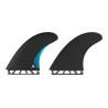 conjunto roam futures twin fin set single tab preto