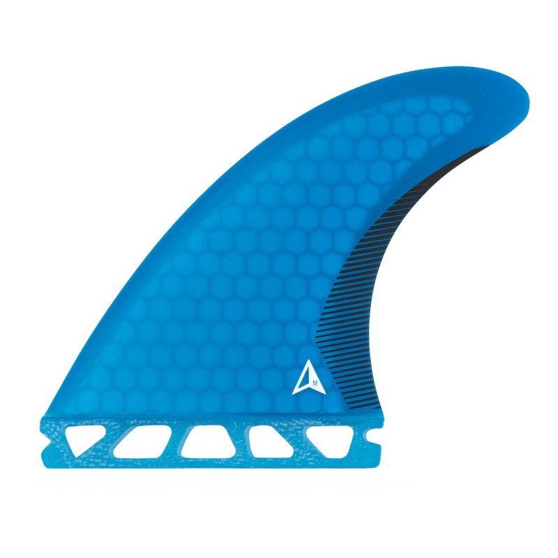 roam futures performance thruster single tab fin blue