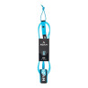 6' comp surf leash roam blue