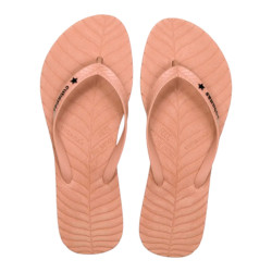 feel the nature flip flops cubanas light pink
