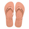feel the nature flip flops cubanas light pink