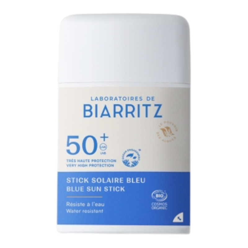 laboratoires de biarritz spf 50+ sunscreen stick blue