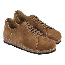 Olga Trainers in Brown Suede Cubanas