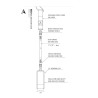 Leash SUP 8' Big Wave ROAM