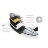 Prancha Surf 6’0 Multiplier ACT Torq | Brushed Gray + Black Rails