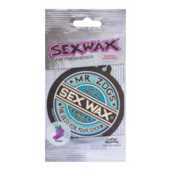 Ambientador de carro SexWax com aroma clássico de surf - Uva