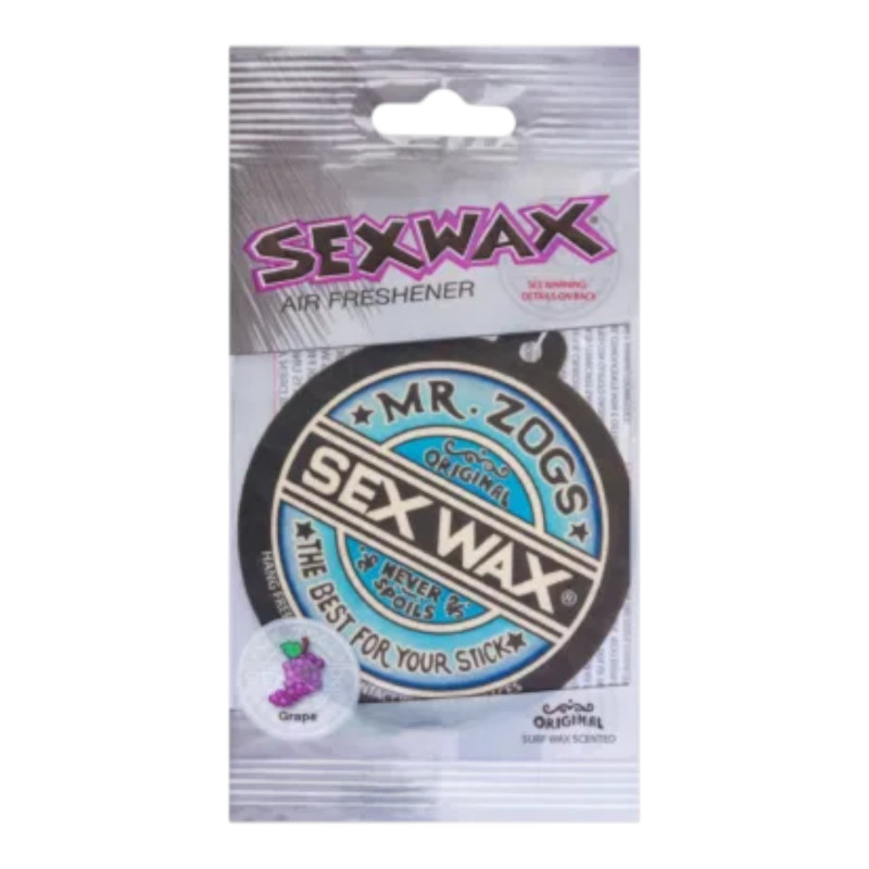 Ambientador de carro SexWax com aroma clássico de surf - Uva
